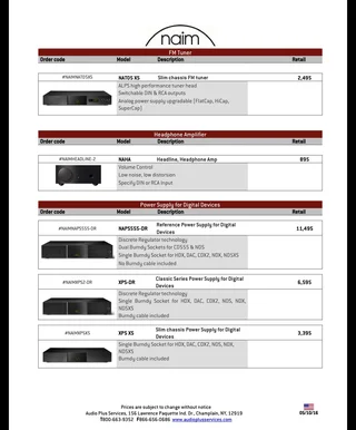 Naim NAT05 XS