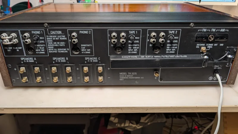Tandberg TR2075 receiver - Bild 3 av 3