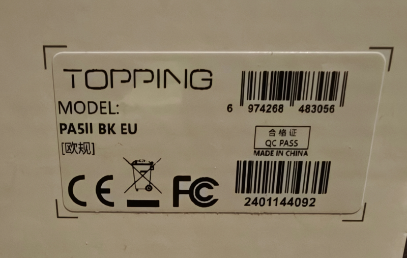 Topping PA5 II Plus stereoförstärkare - Bild 5 av 5