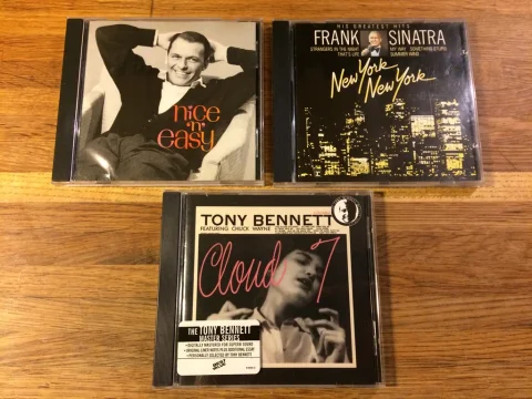 CD - FRANK SINATRA + TONY BENNETT (50-70-tal) Fint Skic...