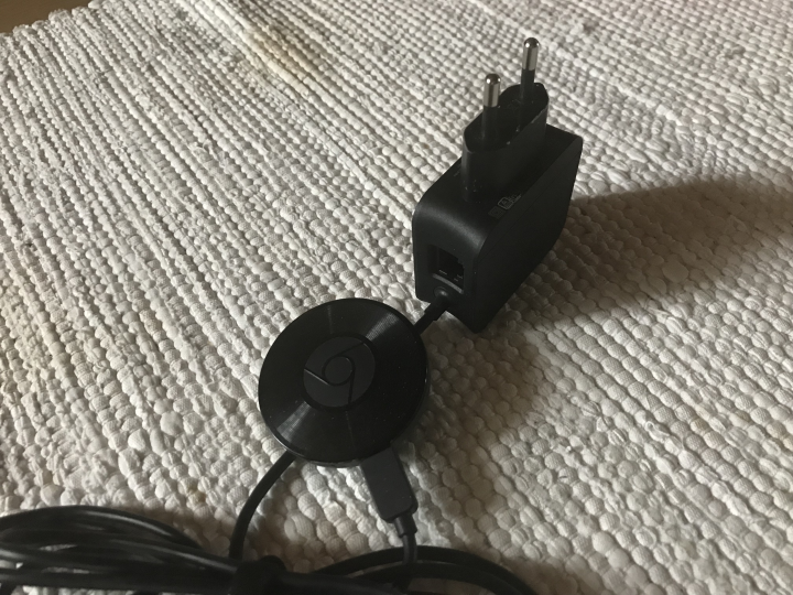 Chromecas Audio med nätverksadapter