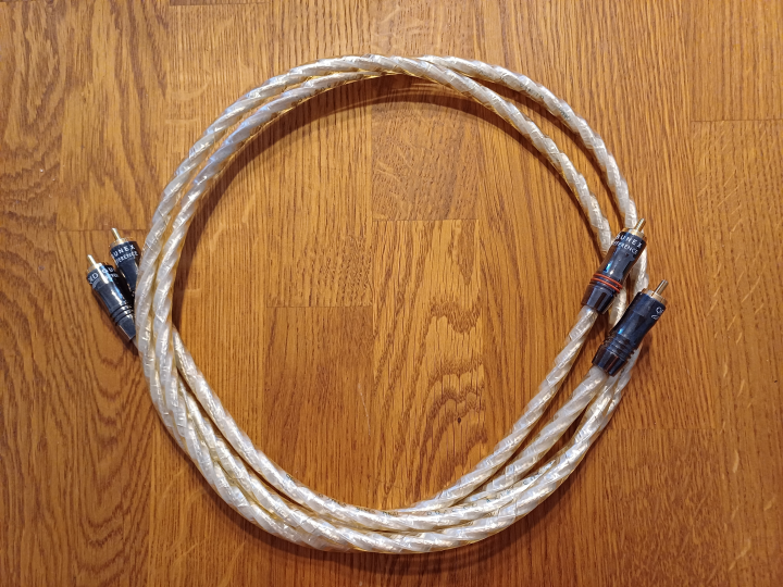 QED QUNEX SILVER SPIRAL RCA