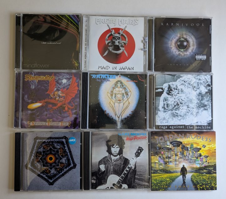 Div rock / prog rock CD 30:- st