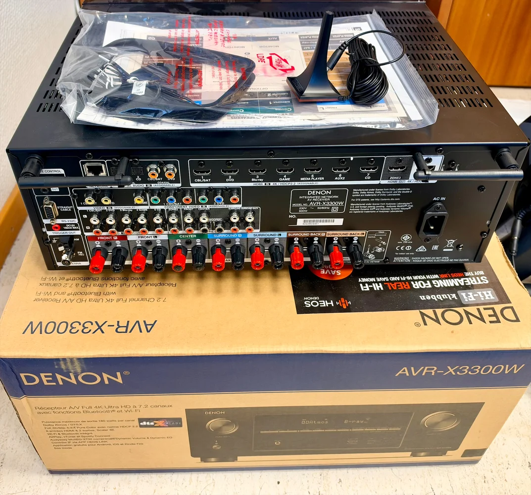 Denon AVR-X3300W &ndash; 7.2-kanals hemmabioreceiver - Bild 2 av 3