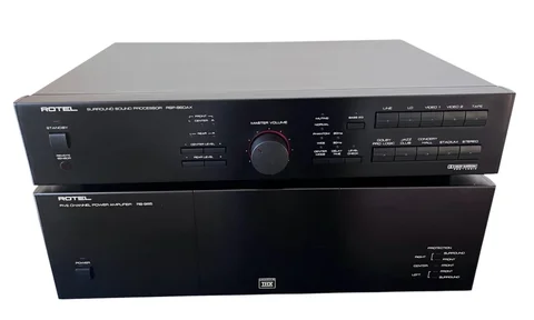 Rotel RB-985 THX + RSP-960AX —Kraftfullt 5-kanals High-...