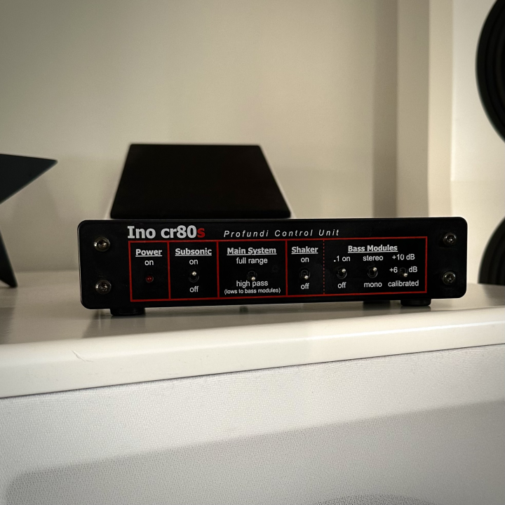 Ino Audio i28 samt profundus Y-2 bassystem, CR80s