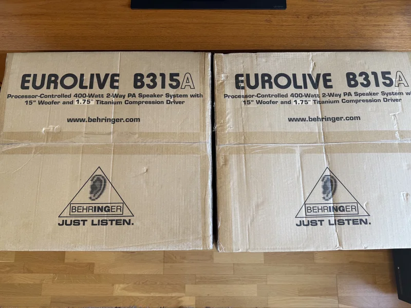Helt nya professionella aktiva PA-h&ouml;gtalare! 2 st Eurolive B315A - Bild 3 av 6