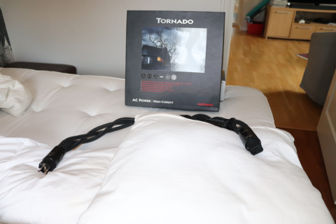 Nätkabel Audioquest Tornado, 1 meter, C19 kontakt