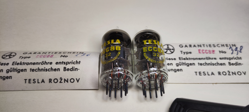 Matchat par Tesla ECC88 NOS - Bild 2 av 6