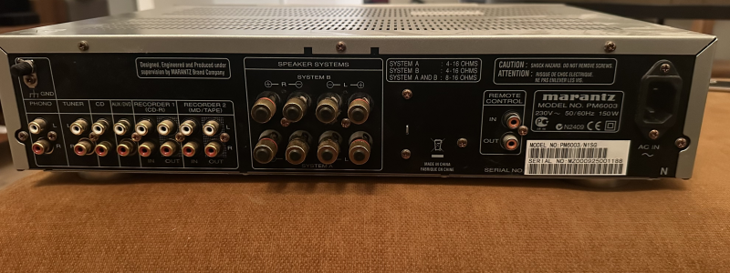 Marantz PM6003 stereoförstärkare – fint skick - Bild 2 av 2