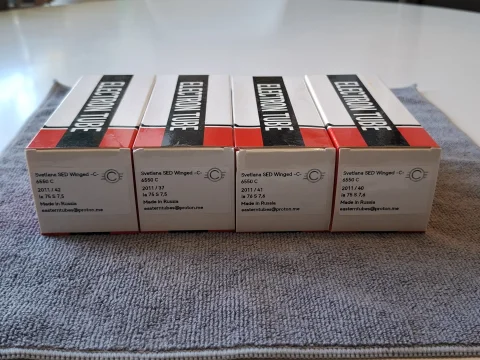 6550 NOS/NIB Svetlana Winged -C- SED (6550c / KT88) Rad...