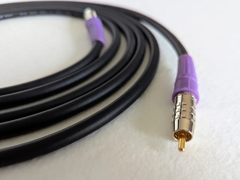Belden LC-1 / Blue Jeans Cable RCA subwooferkabel 3m. - Bild 2 av 3