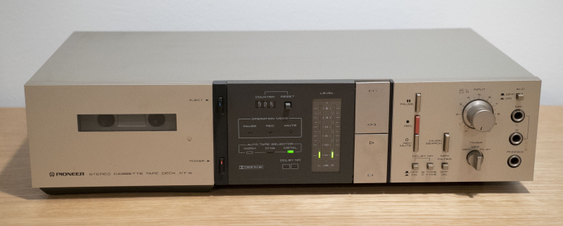 Pioneer CT-5 Stereo Cassette Deck (1981-82) - Defekt - Bild 1 av 3