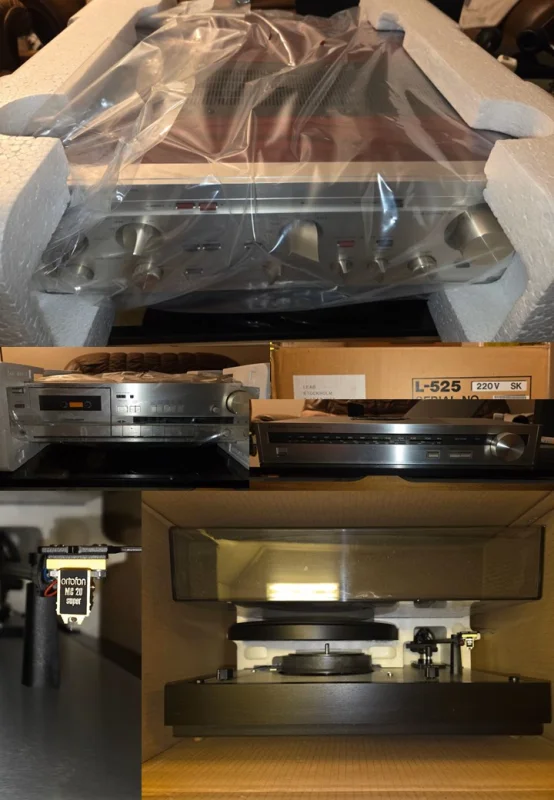 En mycket fin stereo fr&aring;n Japanska Luxman och Thorens - Bild 1 av 1