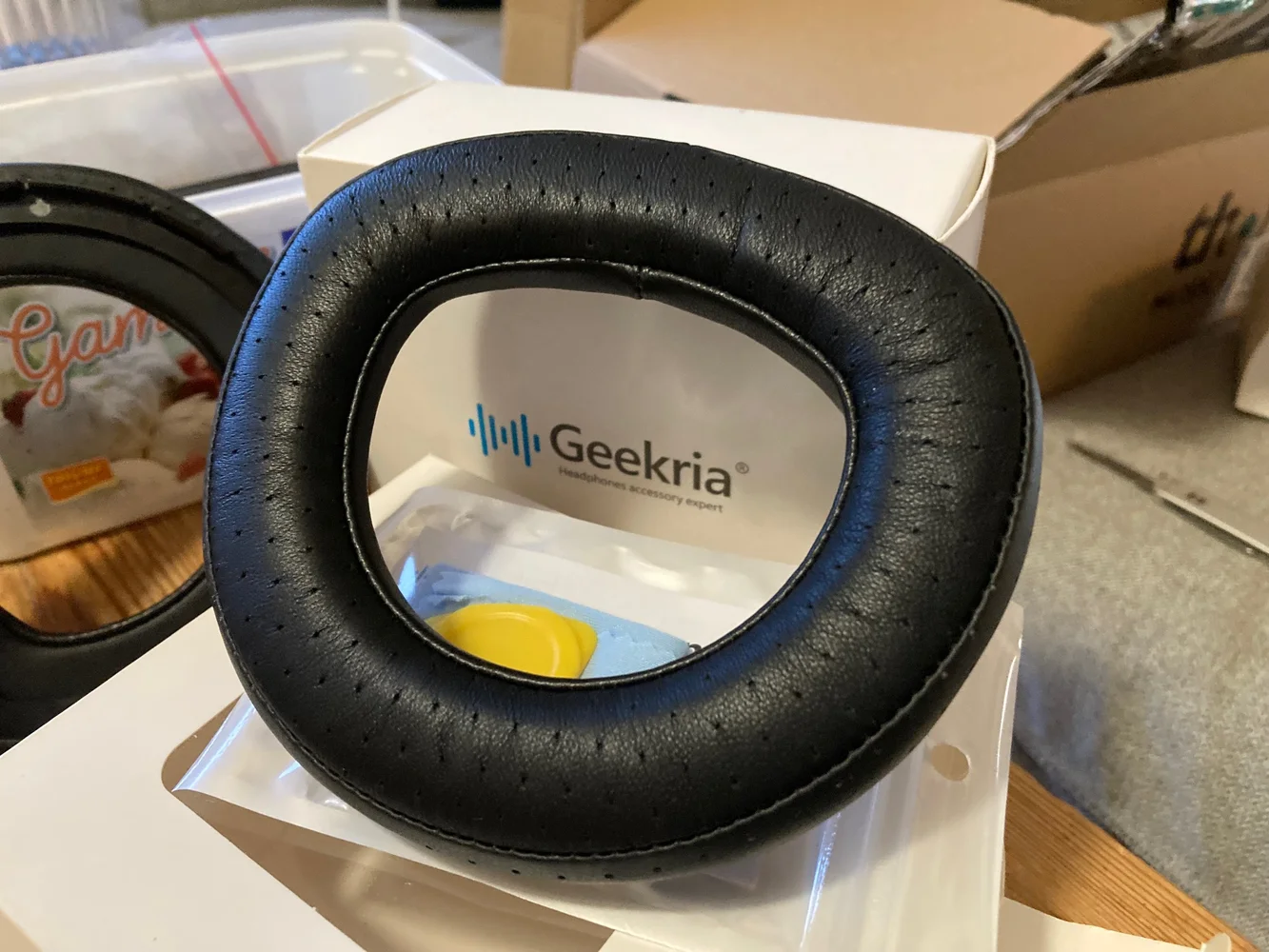 Fårskinnsdynor Sennheiser HD800 - sänkt pris!