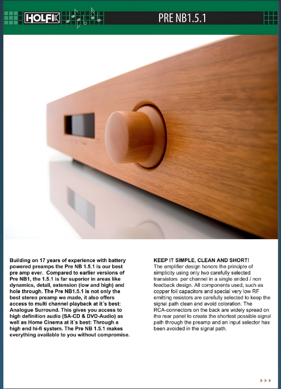 HolFi PRE NB1.5.1 - High End Försteg  - Bild 5 av 7