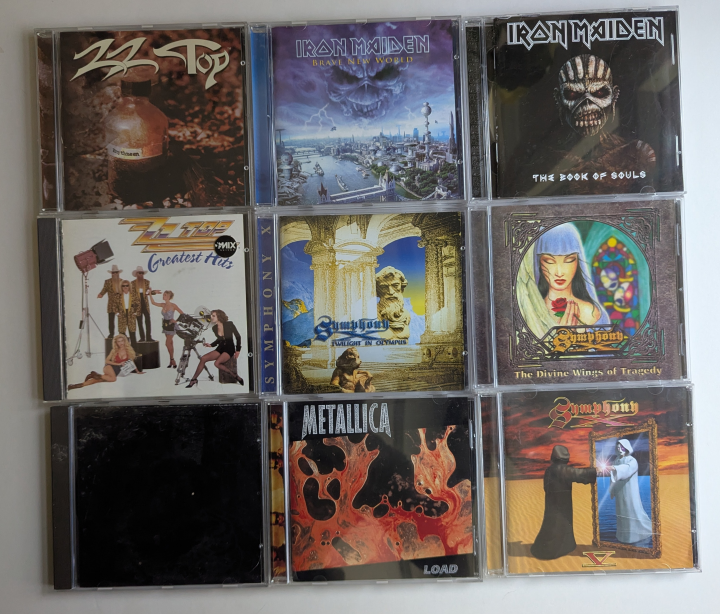 Div rock / prog rock CD 30:- st