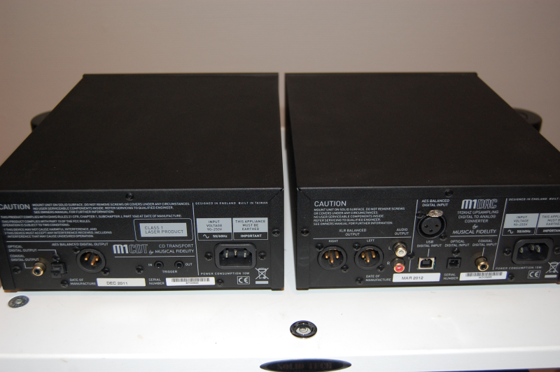 Musical Fidelity M1CDT+M1DAC Musical Fidelity M1CDT+M1DAC - Bild 2 av 2