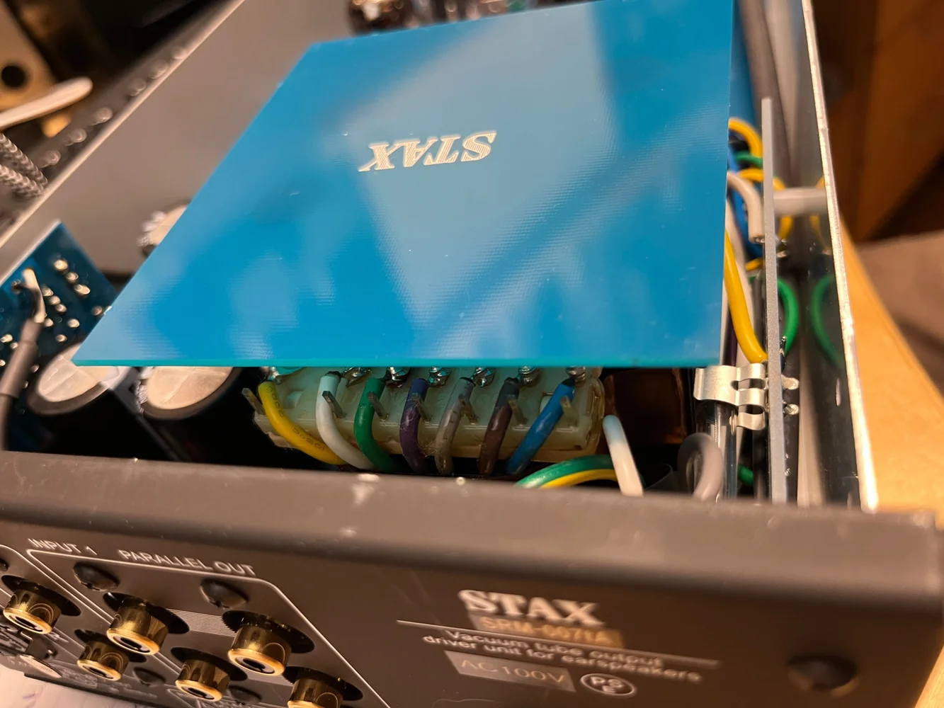 Stax SR-007tA: Exklusiv r&ouml;rhybridf&ouml;rst&auml;rkare i toppskick - Bild 8 av 11