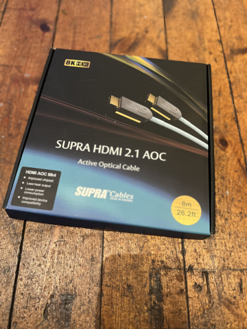 HELT NY Supra optical hdmi 2,1 Mk4 8 meter