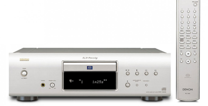 Denon DCD-1500AE CD/SACD Player AL24 Processing Silver