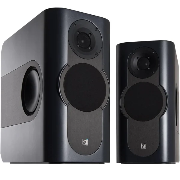 Kii Three + Kii control + stativ |&nbsp;Aktiva h&ouml;gtalare i toppklass - Bild 2 av 3