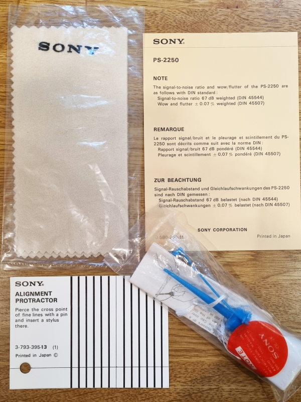 Sony PS-2250, direktdriven skivspelare - High end-monster i perfekt skick. - Bild 3 av 20