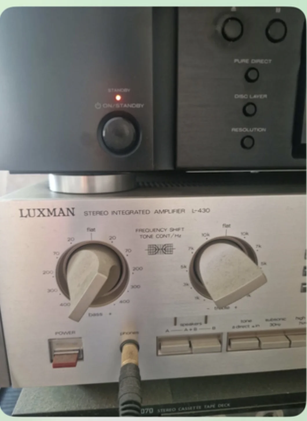Luxman L-430 – klassisk vintage förstärkare, 2 x 105 W