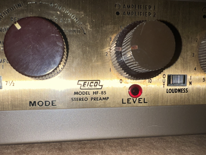 EICO HF-85 TUBE PREAMP 110v 