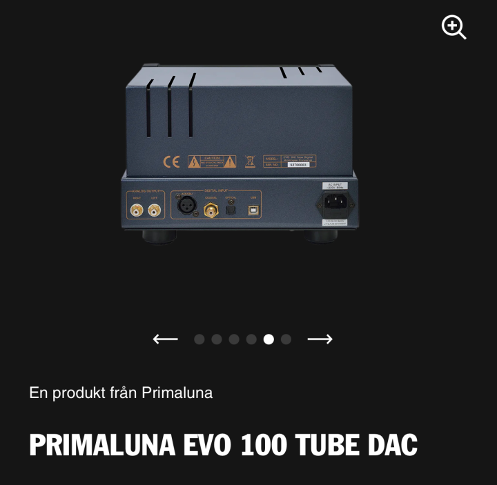 Prima Luna EVO 100 Tube DAC