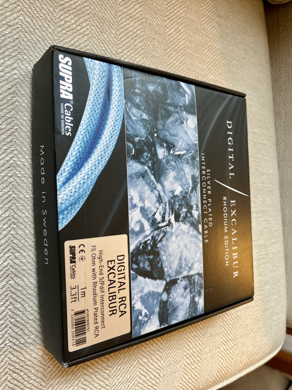 Supra Sword Excalibur Rhodium edition Digitalkabel  - Bild 5 av 5