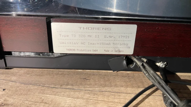 Thorens td320 mkii - Bild 4 av 5