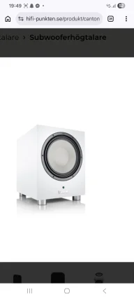 Önskas köpa svs,canton 8,10,eller12 svart vit högglans Önskas köpa svs,canton 8,10,eller12 svart vit högglans