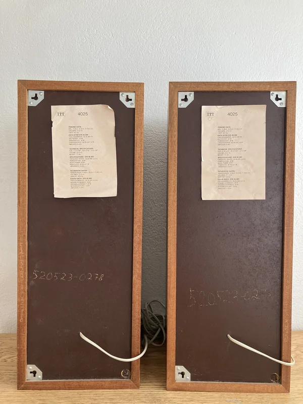 ITT 4025 vintagehögtalare ITT 4025 vintagehögtalare - Billede 3 af 6