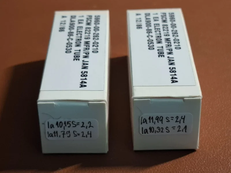 Philips ECG JAN 5814A / ECC82 / 12AU7 &ndash; Matchat NOS - Bild 3 av 8