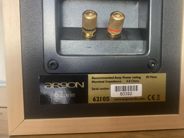 Argon Audio Högtalare 6120 & Centrumhögtalare 6250