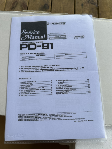 Pioneer PD-91