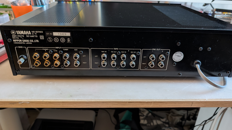 Yamaha C-4 försteg Yamaha C-4 försteg - Bild 3 av 4