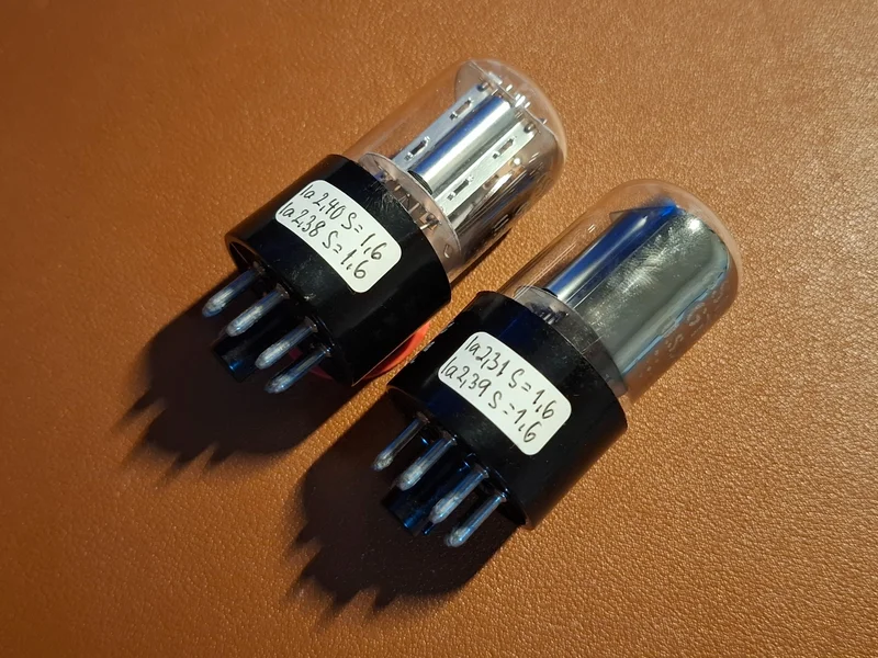 GE 6SL7GT – NOS Matchat Par – Nickel Plates – Side Getter GE 6SL7GT – NOS Matchat Par – Nickel Plates – Side Getter - Bild 5 av 6
