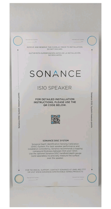 Sonance is10 invisible högtalare helt nya i kartong  - Bild 3 av 3