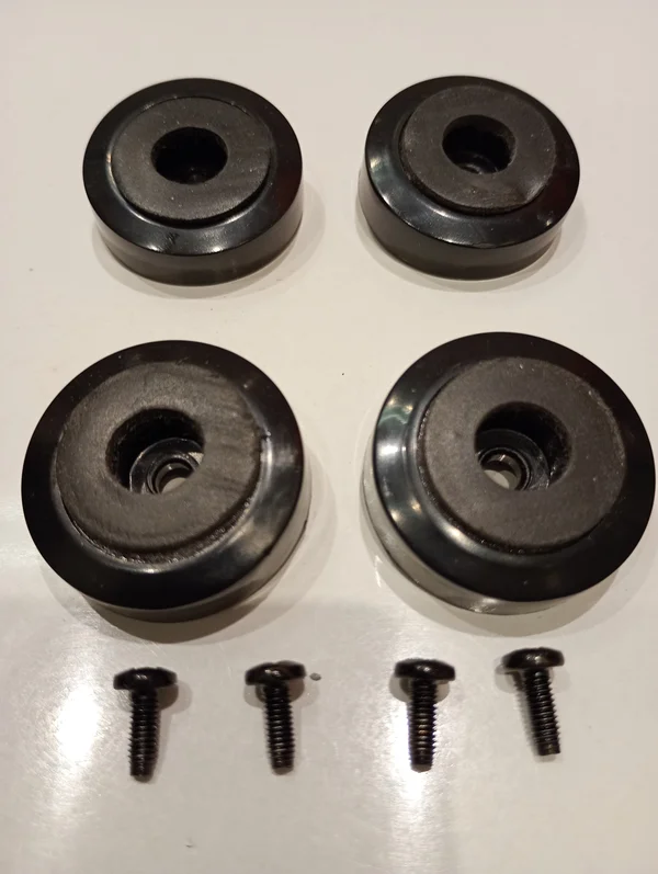 Apparatfötter med skruv Apparatfötter med skruv - Bild 2 av 4