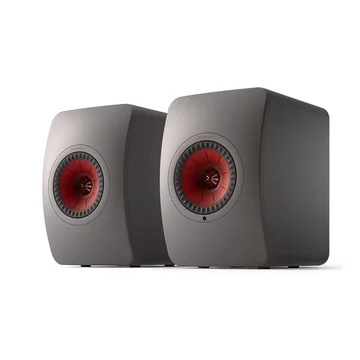 KEF LS50 Wireless 2 + S2 Floor Stand + ISOAcoustics Gaia III