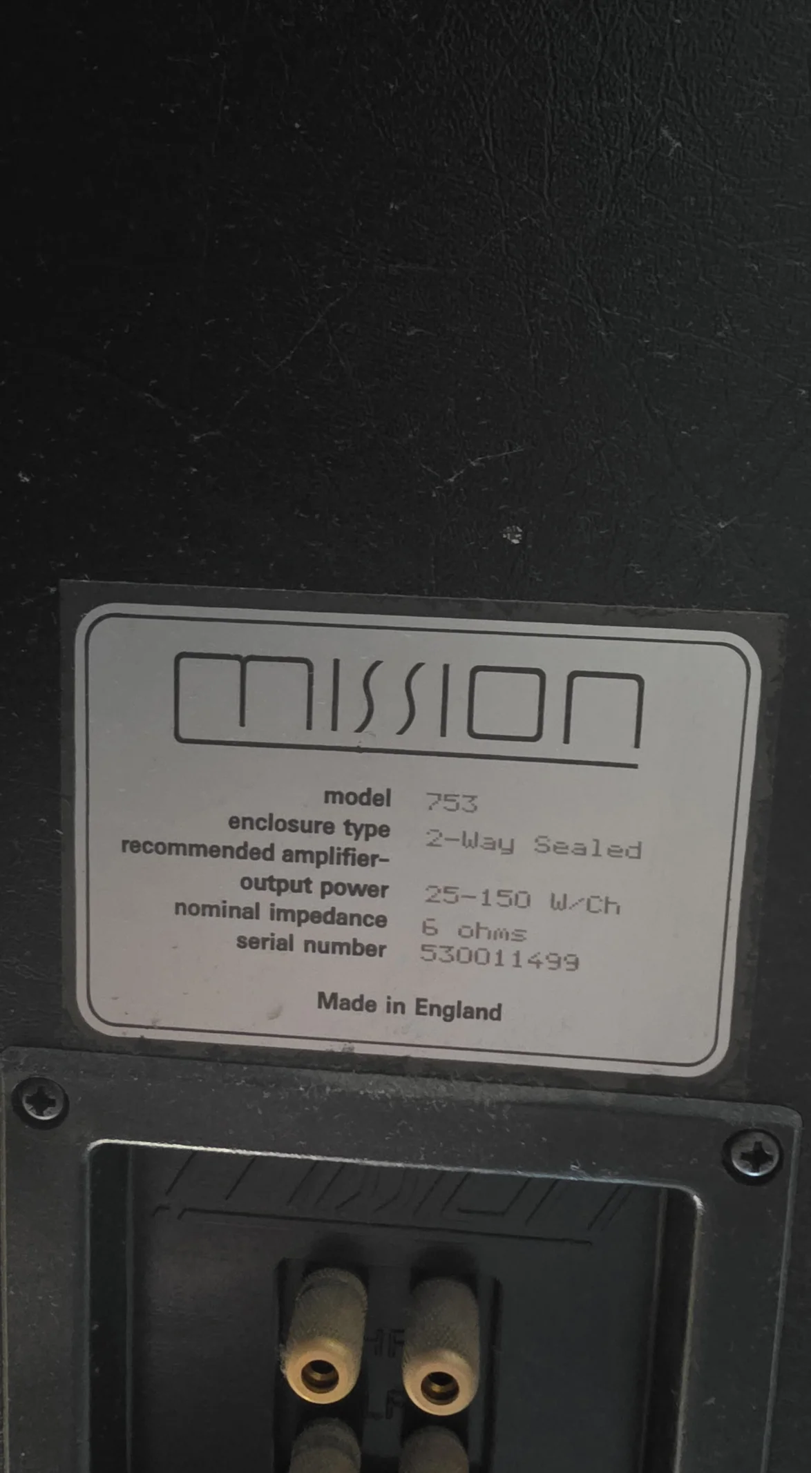 Mission högtalare