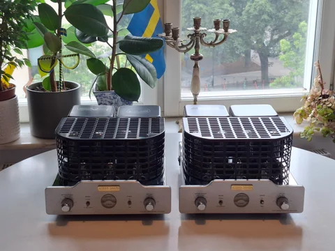 Audio Space NOVA-M34 monoblock &ndash; par med Svetlana Winged-C och RFT