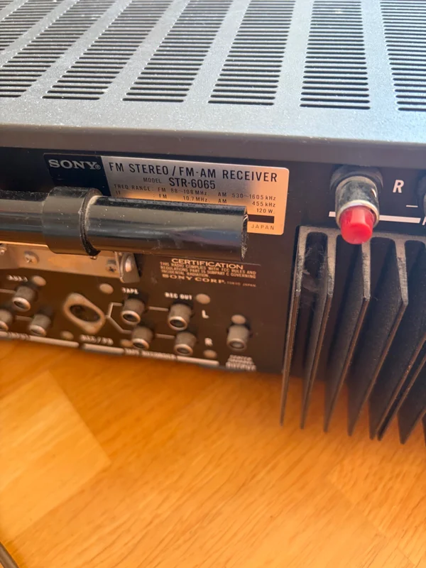 SONY STR 6065 USA 110v SONY STR 6065 USA 110v - Billede 2 af 2