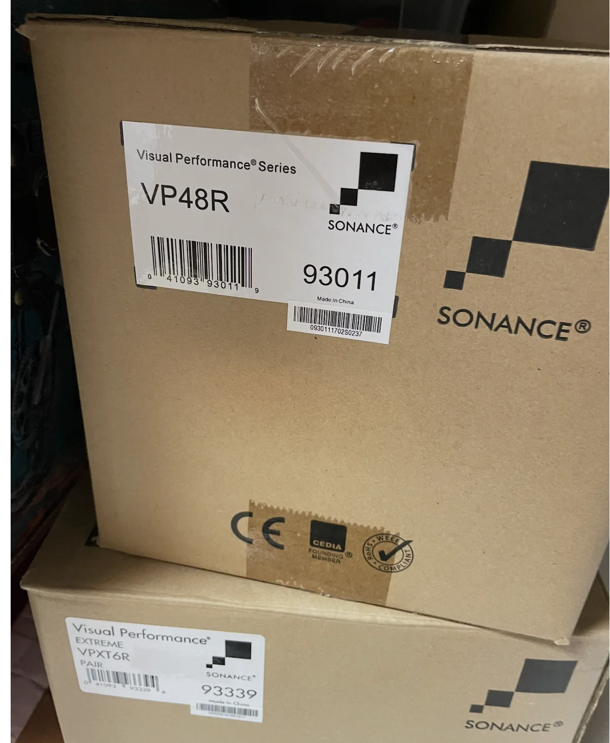 3-4 par Sonance VP48R In-ceiling Högtalare - Helt nya!