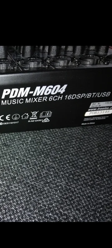 pdm-m604 mixerbord pdm-m604 mixerbord - Bild 2 av 3