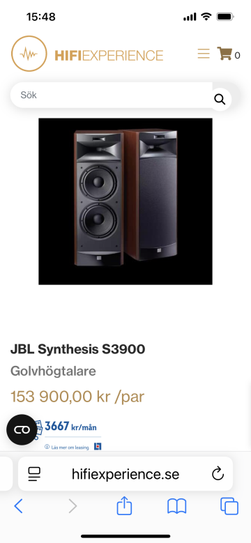 JBL synthesis S3900