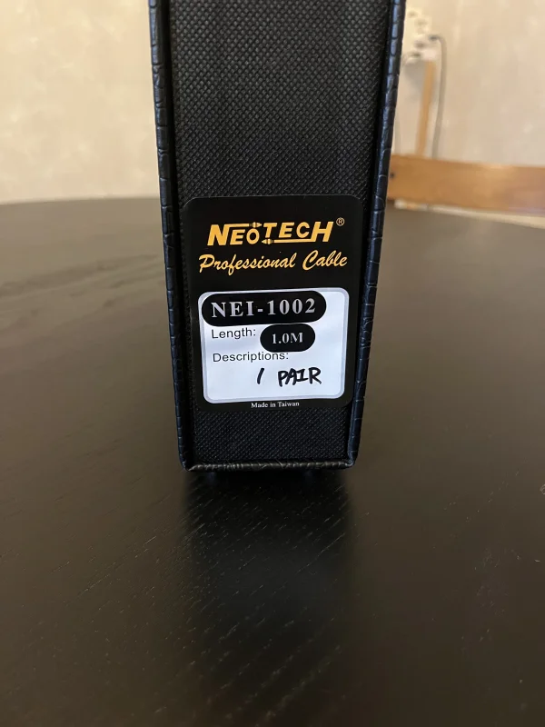 Neotech NEI‑1002 XLR 1 m &ndash; ren silver, fabriksterminerad - Bild 3 av 4