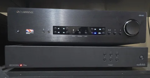 Cambridge cxa80 + audiolab 6000n bytes 